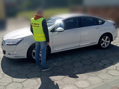 Zatrzymany Citroen Zatrzymany Citroen