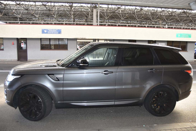 Zatrzymany Range Rover Zatrzymany Range Rover