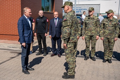 Podsumowanie dwudniowej wizytacji na granicy polsko-ukraińskiej Zdjęcia: NOSG, BiOSG, KGSG