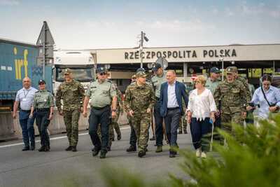 Podsumowanie dwudniowej wizytacji na granicy polsko-ukraińskiej Zdjęcia: NOSG, BiOSG, KGSG