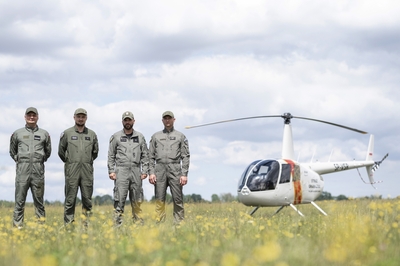 Szkolenie przyszłych pilotów śmigłowców Straży Granicznej 
