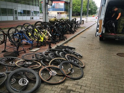 Ujawniono transport skradzionych rowerów