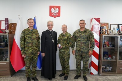 Wizyta Biskupa Polowego w Komendzie Głównej Straży Granicznej Wizyta Biskupa Polowego w Komendzie Głównej Straży Granicznej