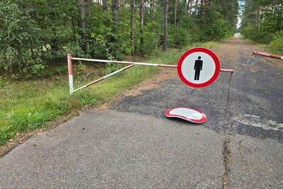 Uszkodzony szlaban