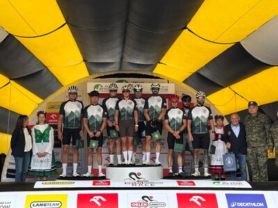 Reprezentacja Straży Granicznej na mecie ORLEN Lang Team Race w Bytowie Reprezentacja Straży Granicznej na mecie ORLEN Lang Team Race w Bytowie