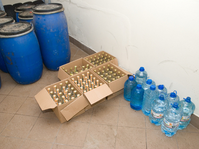 nielegalnie wyprodukowany alkohol