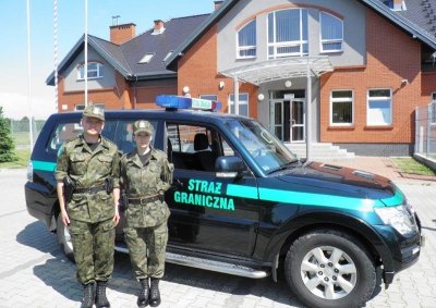 kpr. SG Przemysław Grabowski i chor. SG Olga Czarnotta 